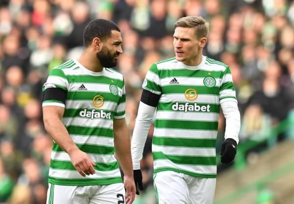 Carl Starfelt posts Celtic celebration scenes from inside dressing room on Instagram