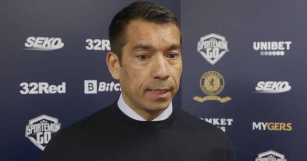 Gio van Bronckhorst slams Rangers ‘unthinkable’ defending as he blasts bozo who launched bottle