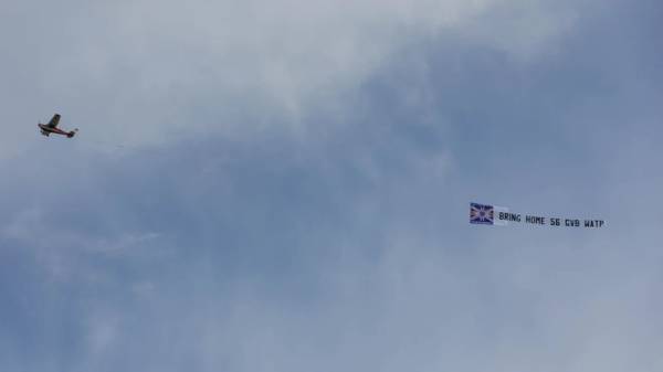 Ibrox Banner Flown Over Stadium Backfires