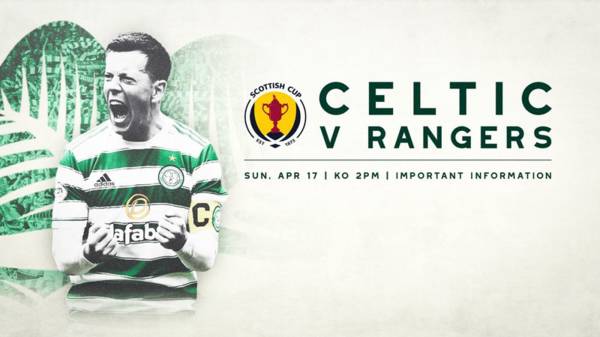 Additional Scottish Cup semi-final tickets available to eligible Season Ticket holders