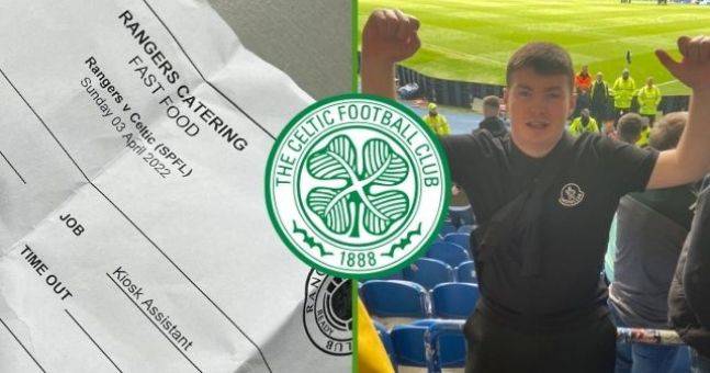 Young Celtic Fan Poses As Ibrox Kiosk Worker In Order To See O** F*** Game