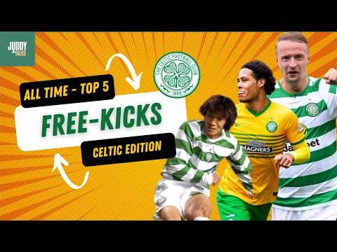 Celtic Fc 🍀 | All Time Top 5 Free Kicks! 🚀⚽️