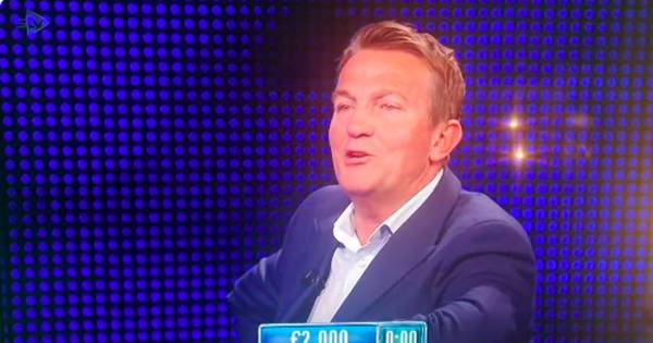 Bradley Walsh in Celtic head shake on The Chase as he hails European Cup triumph as ‘most famous ever’