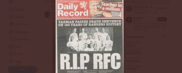 Daily Record awards O** F*** FC another trophy OVER Celtic, Tims can’t stop laughing.