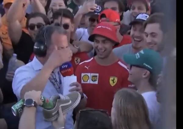 Video: Celtic fan sparks incredible moment with reporter at Australian Grand Prix