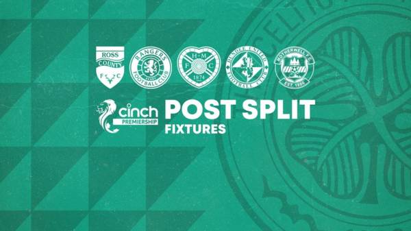 Celtic kick off post-split fixtures with away game against Ross County