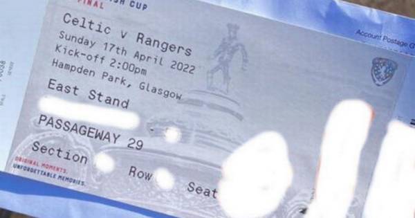 Celtic vs Rangers Scottish Cup semi final ticket blunder as SFA admit Hampden briefs misprint