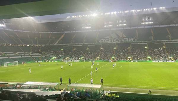 Ange Postecoglou and Peter Lawwell Attend B Team Glasgow Derby