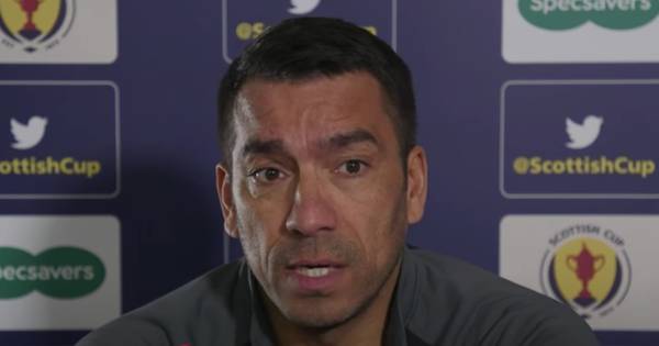 Gio van Bronckhorst Rangers press conference in full as Ibrox boss reveals talks over Celtic fixture change