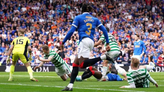 Celtic 1-2 Rangers: Ibrox side come back to seal Scottish cup final meeting with Hearts