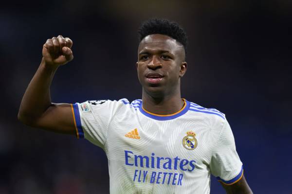 Celtic star makes list with Vinicius Jr and Florian Wirtz