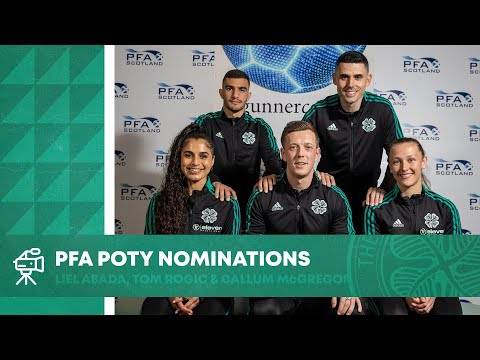 Callum McGregor, Tom Rogic & Liel Abada all receive nominations for PFAS Player of the Year Awards