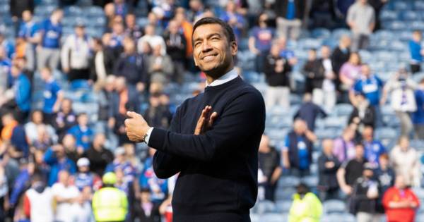 Gio van Bronckhorst adamant Rangers and the Europa League Final is his focus in curt response to Celtic question