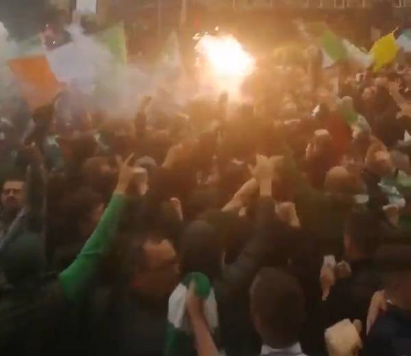 Video: Celtic Fans Take To Streets To Celebrate Title Win!