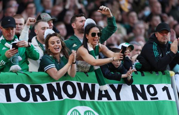 Video: Unreal scenes at Celtic Park as support ramp up title party