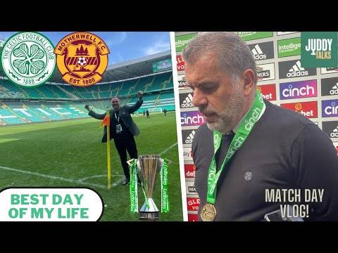 Celtic Are Champions🏆 the Coolest Day of My Life! on the Pitch on Trophy Day! Celtic 6-0 Motherwell