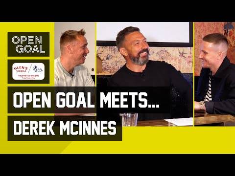 DEREK McINNES | Open Goal Meets. Glen’s Vodka SPFL MOTM & Kilmarnock Manager