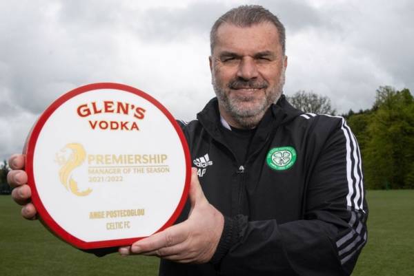 Ange dedicates Glen’s Manager of the Season Award to the Celtic support