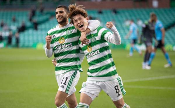 Agent Dudu Dahan captures brilliant Celtic moment between Kyogo and Liel Abada