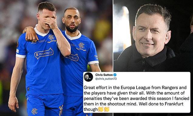 Europa League: Chris Sutton praises Rangers but can’t resist taking a dig at their penalties