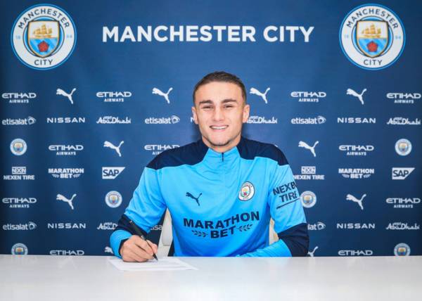 Celtic-linked Taylor Harwood-Bellis left Man City stars “blown away” at just 17