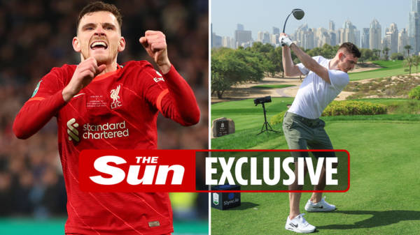 Liverpool’s Andy Robertson almost became pro GOLFER after Celtic release before getting football career back on course