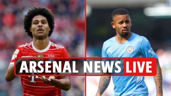 Bayern set ‘£33m’ asking price for Gnabry, Gunners battling Celtic for defender, Gabriel to get number 9 shirt – updates