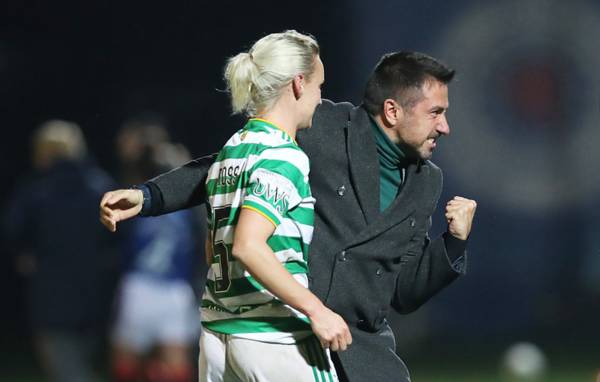 Video: Celtic boss Fran Alonso’s brilliantly wild celebration after cup final winner