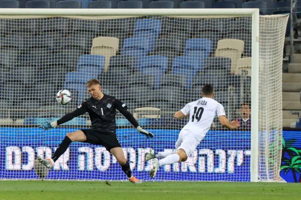 Celtic winger Liel Abada scores on his first start for Israel in very familiar fashion