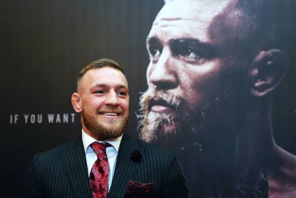 UFC superstar Conor McGregor welcomes Celtic legend to restaurant