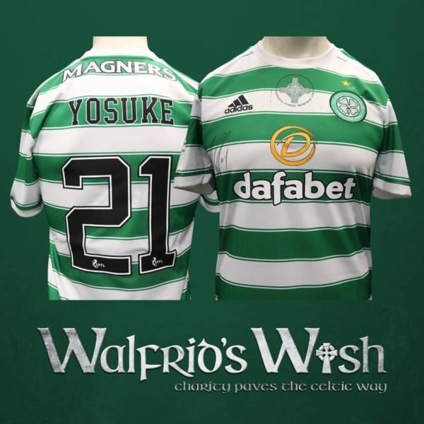 Walfrid’s Wish: Win Yosuke Ideguchi’s match issue Famine Memorial shirt