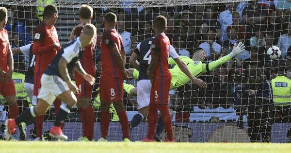 Joe Hart’s Celtic revival silences England critics 5 years on from Scotland showdown in Leigh Griffiths contrast