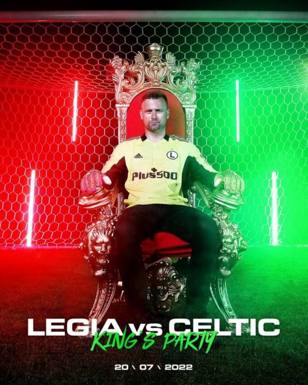 King Artur’s Party – Legia Warszawa v Celtic on 20 July