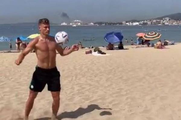 Video – Beach Bhoy Carl Starfelt prepares for pre-season training