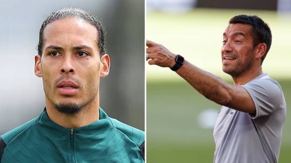 Celtic hero Virgil van Dijk makes shock appearance at RANGERS training as he links up with Gio van Bronckhorst’s squad