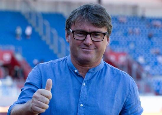 Lubo Moravcik pictured at Banik Ostrava v Celtic match