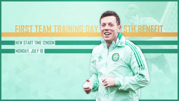 New 12 noon start time for Training Day | Online ticket info