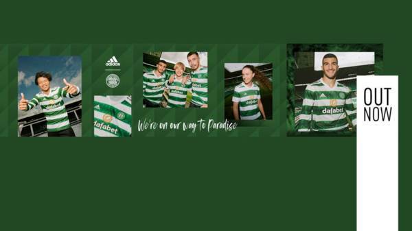 2022/23 Celtic Home Kit on sale now in-stores & online