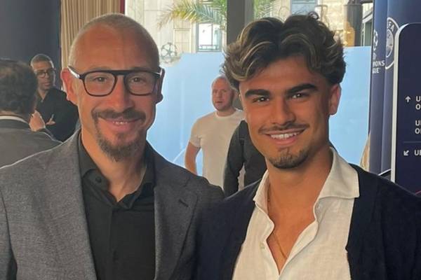 Photo: Jota meeting Celtic’s King of Kings at Champions League Final