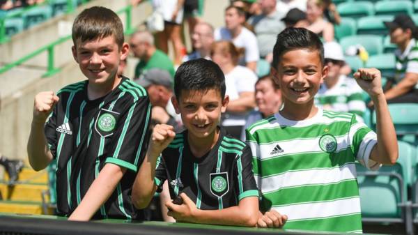 Celtic fans enjoy a rare glimpse into a first team session in special Champions’ Training Day