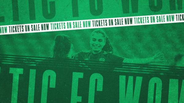 Celtic FC Women v Rangers Women in the Glasgow Cup – tickets on sale now