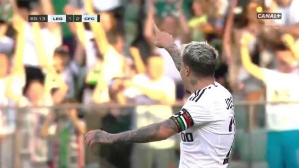 Video: Superb volley draws Legia level as Celtic lead crumbles