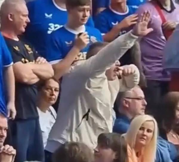 Nazi Salute Thug Confirms He Is A Sevco Fan “1st”