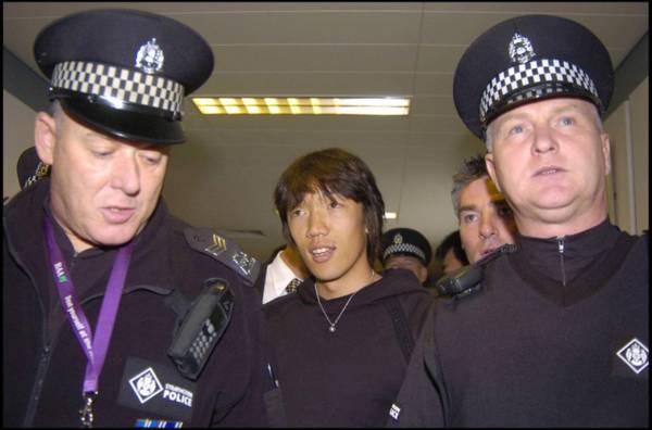 Police Guard for Shunsuke Nakamura – The original Japanese Bhoy signs for Celtic