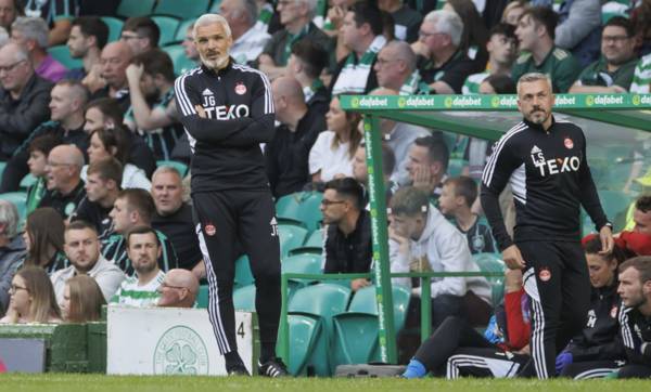 Aberdeen manager makes massive Celtic admission