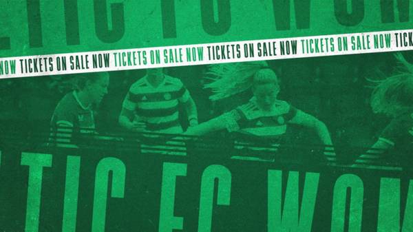 Celtic FC Women SWPL opener this weekend – tickets on sale now