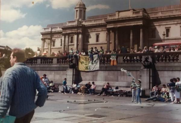 Photo Of The Day: A Familiar Banner On Show In London, On This Day 1986