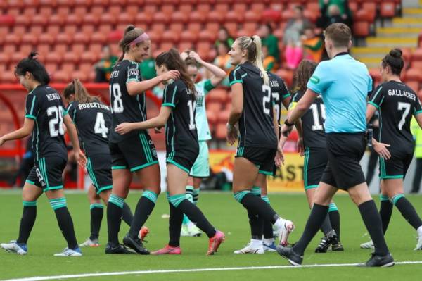 Full-time Report: Celtic 9-0 Hibs – Larisey gets her hat-trick then a Gallacher double