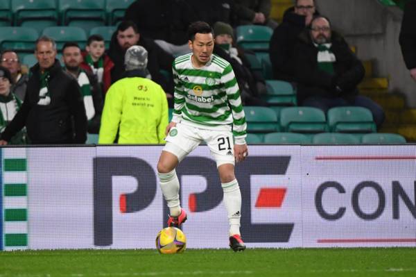 Yosuke Ideguchi in good spirits at Lennoxtown despite ‘pretty nasty’ Celtic injury