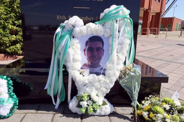 Funeral of Celtic legend John Hughes